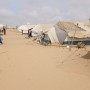 Des tentes dans le camp de Choucha