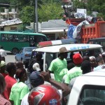Opération de saisie des biens de marchands de rue,10.04.13,Port-au-Prince