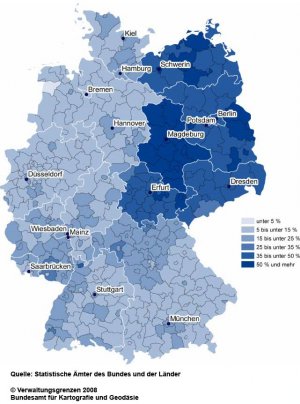 Les circonscriptions en Allemagne 