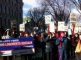 Des manifestants à Québec