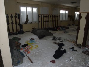 Old restaurant “Fontana” in Palić, after the police raid